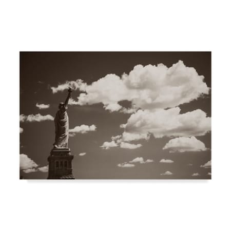 John Brooknam 'Liberty In The Clouds' Canvas Art,12x19